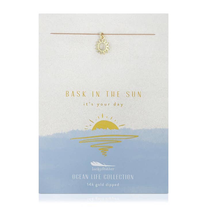 Ocean Life Necklace - Gold Sunshine
