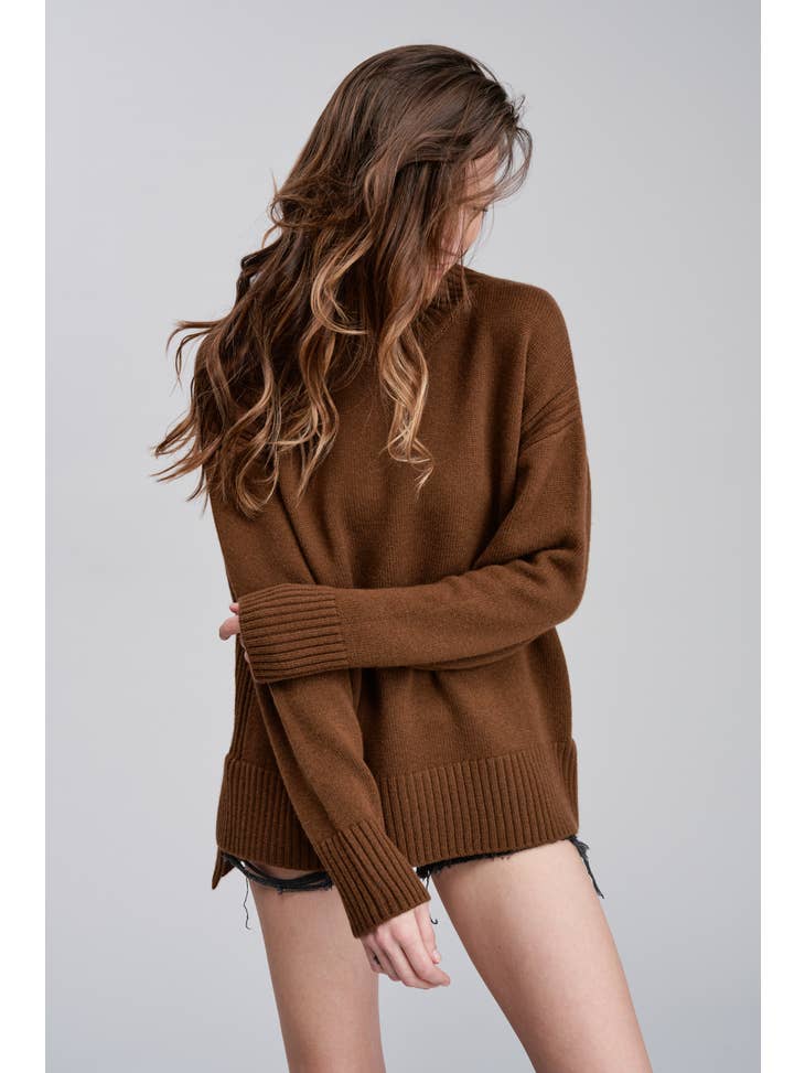 Caserta Cashmere Sweater - Wren Brown