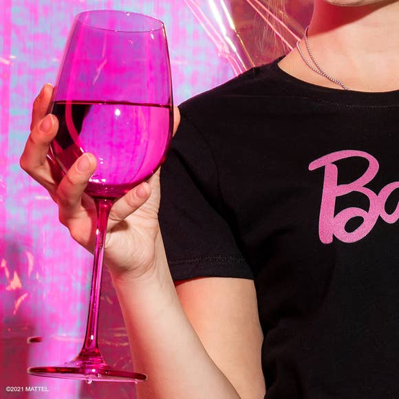 Barbie Wine Glasses - Pink