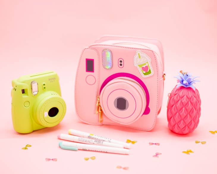Oh Snap Instant Camera Handbag - Pretty Pink