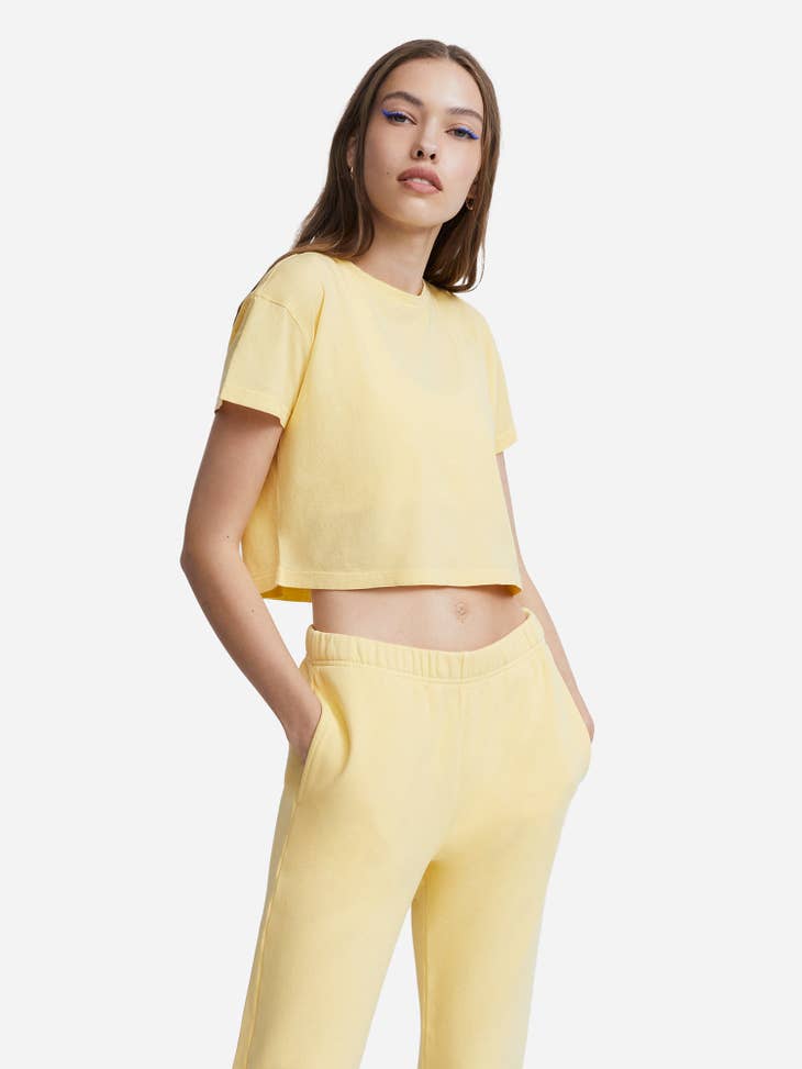 Organic Cotton Crop Tee - Solar