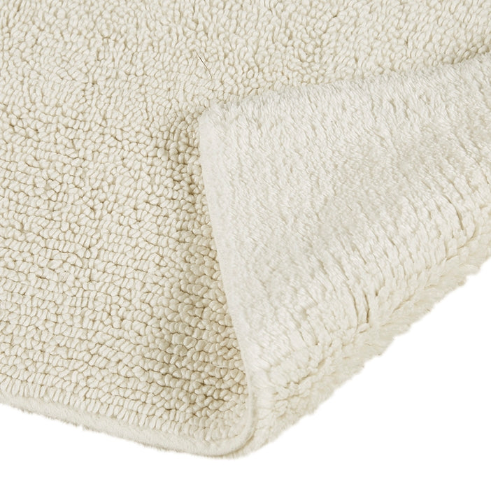 Luxury Feather Touch Reversible Bath Rug - Ivory