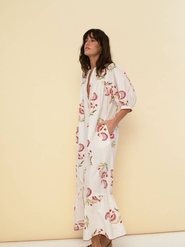 Sofia Dress - Cherry