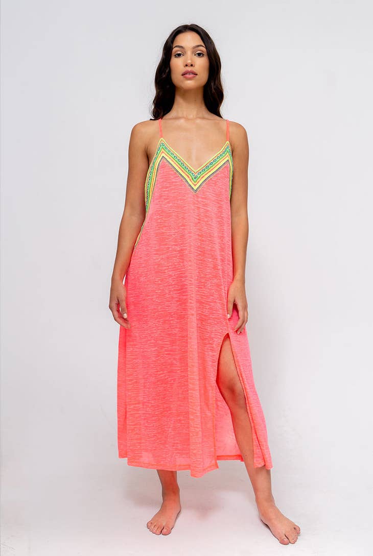 Slip Dress - Hot Pink