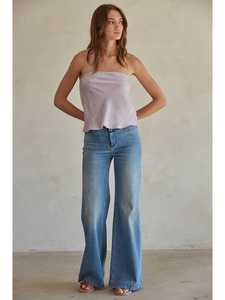 Love Me Like Tube Top - Light Purple