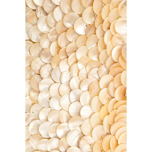 Rainbow Shell Beaded Shoulder Bag