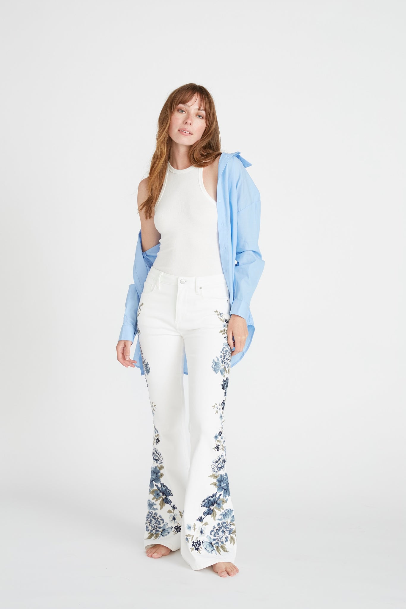 Farrah Flare - White Bluebell Fleur
