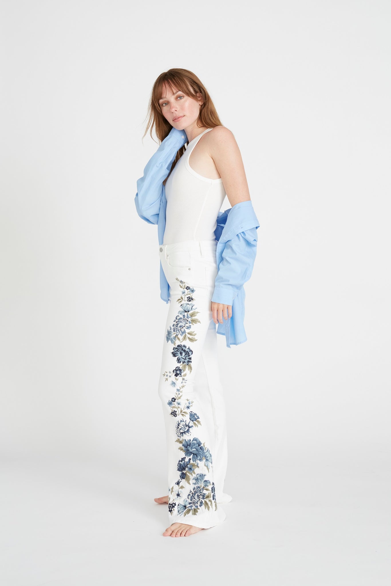 Farrah Flare - White Bluebell Fleur