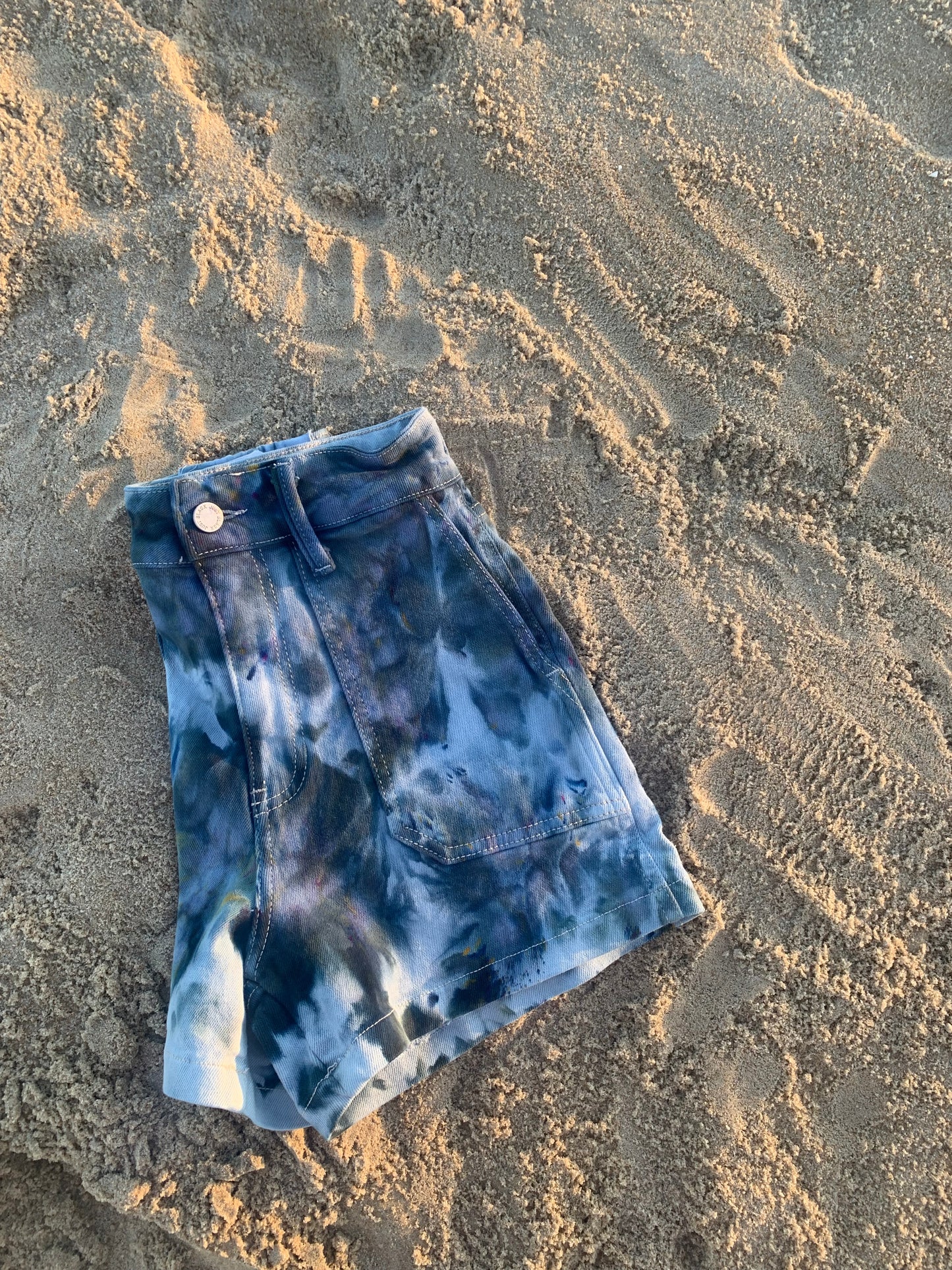 Cargo Denim Short Specialty Dye - Siren