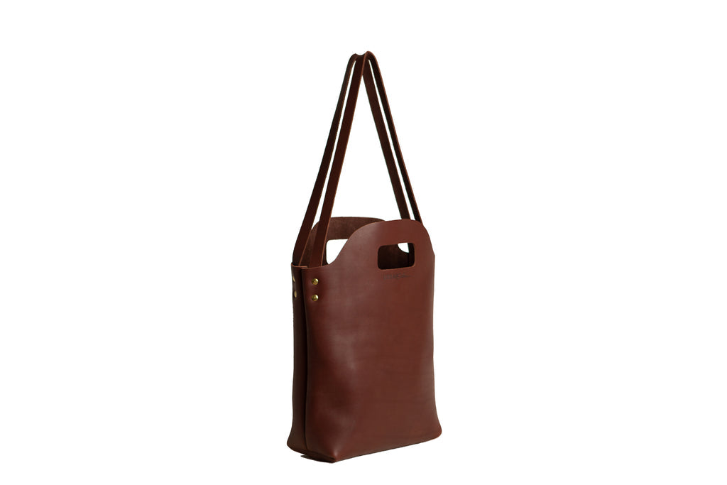 Mini Market Tote - Chestnut Brown