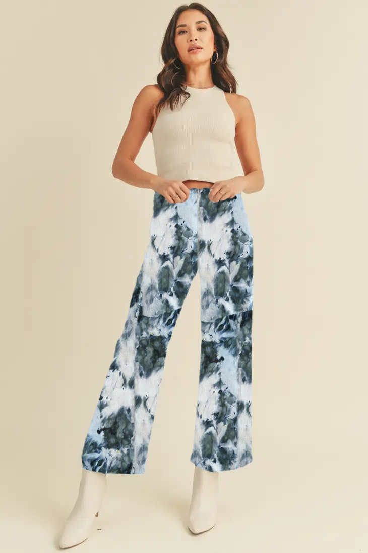 Classic Wide Leg Specialty Dye - Seaglass - Final Sale