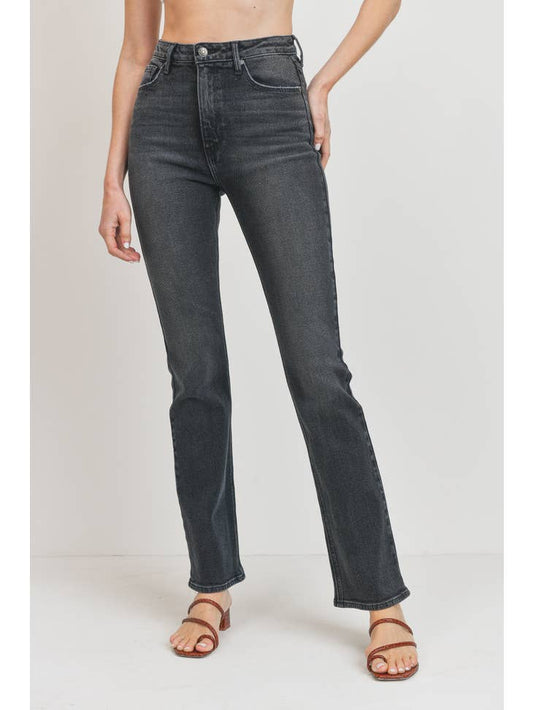 High Rise Vintage Slim Bootcut - Washed Black - Final Sale