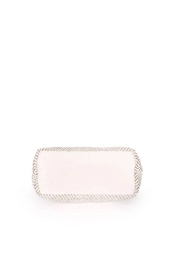 Birch Lurex Durrie Tote