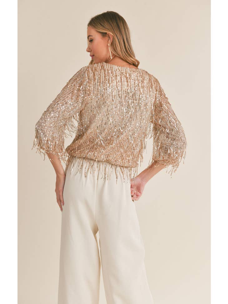 Light Up Bodysuit - Gold