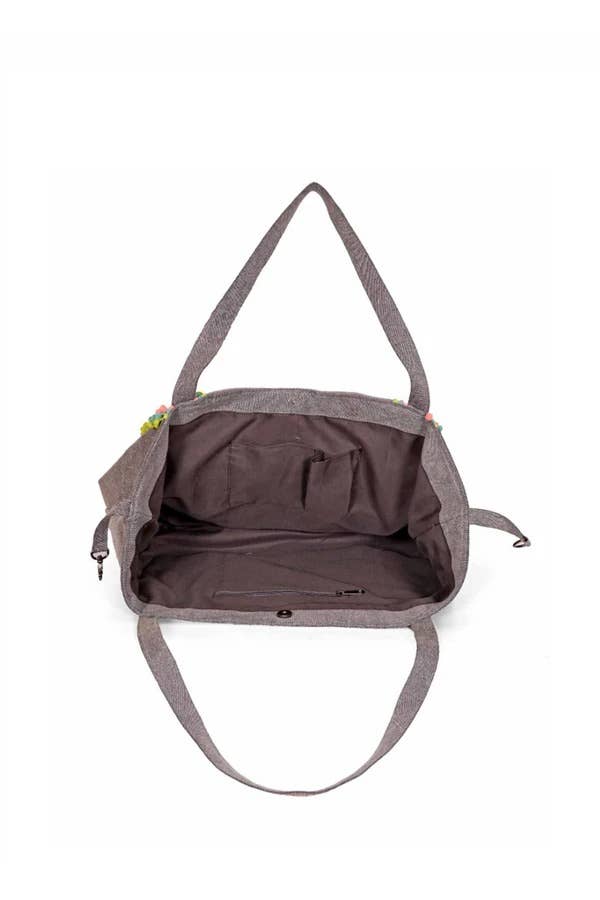 Gargoyle Embellished Tote