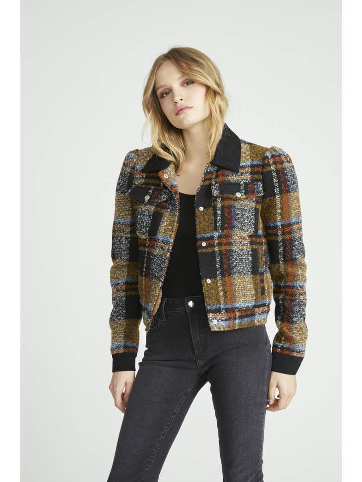 Puff Sleeve Jacket - Fireside