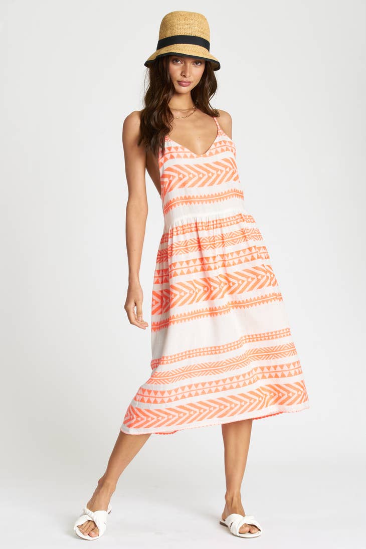 Luci Dress - Neon Orange
