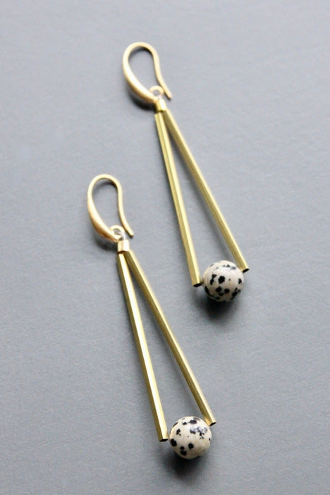 Dalmatian Earrings