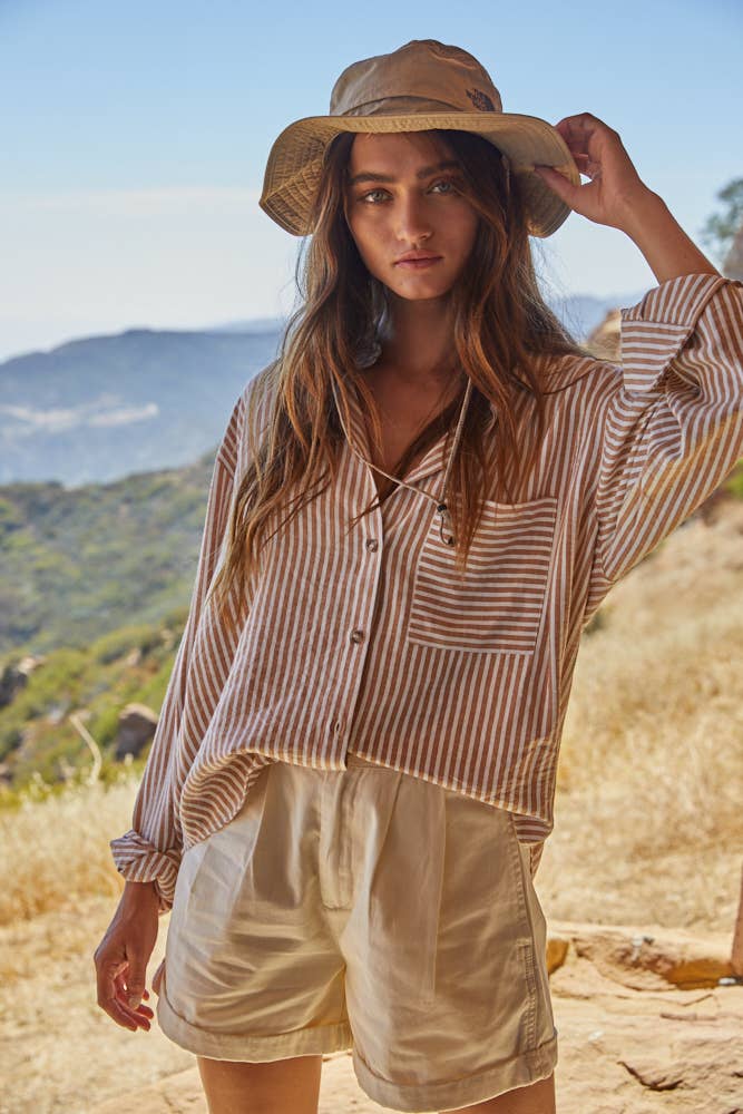 Vincent Button Down - Brown