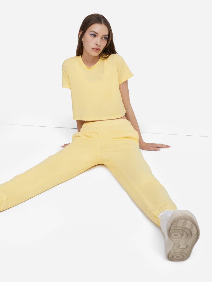 Organic Cotton Crop Tee - Solar
