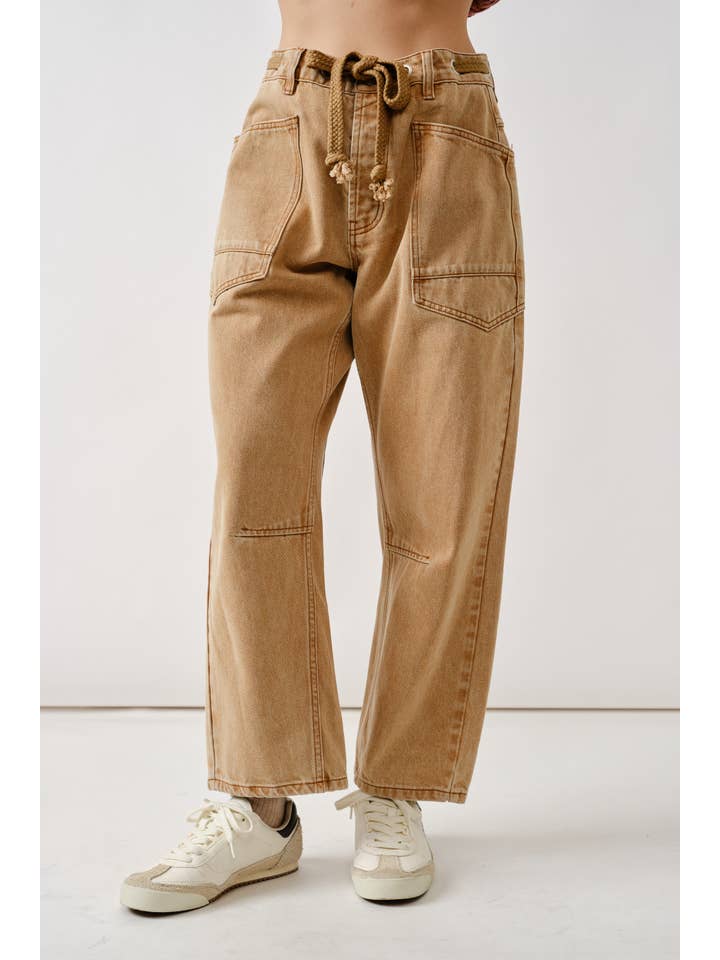 Barrel Pant - Rust