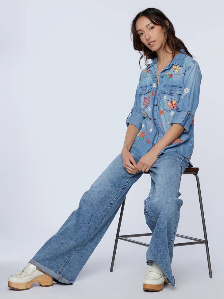 Sketchbook Shirt - Vintage Blue Denim