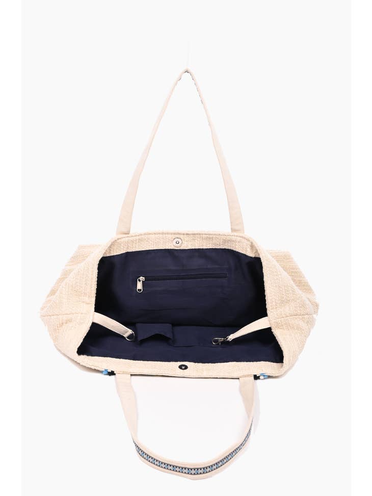 Bee Blue Beautiful Tote