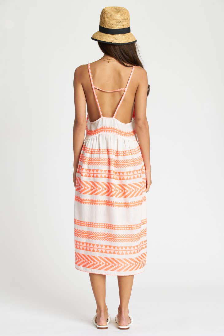 Luci Dress - Neon Orange
