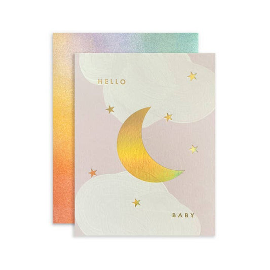 Moon Baby Card by Moglea