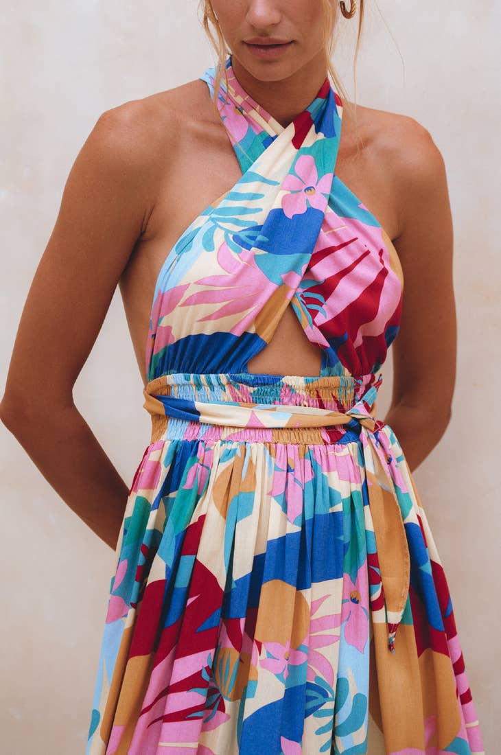 Glowing Hera Infinity Convertible Dress - Havana