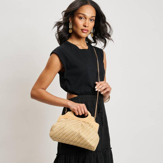 Dorthy Crossbody - Natural/Gold