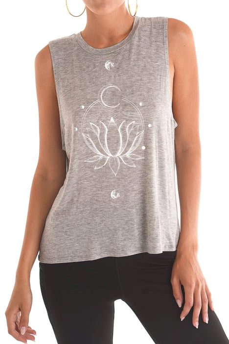 Sleeveless Top - Lunar Lotus