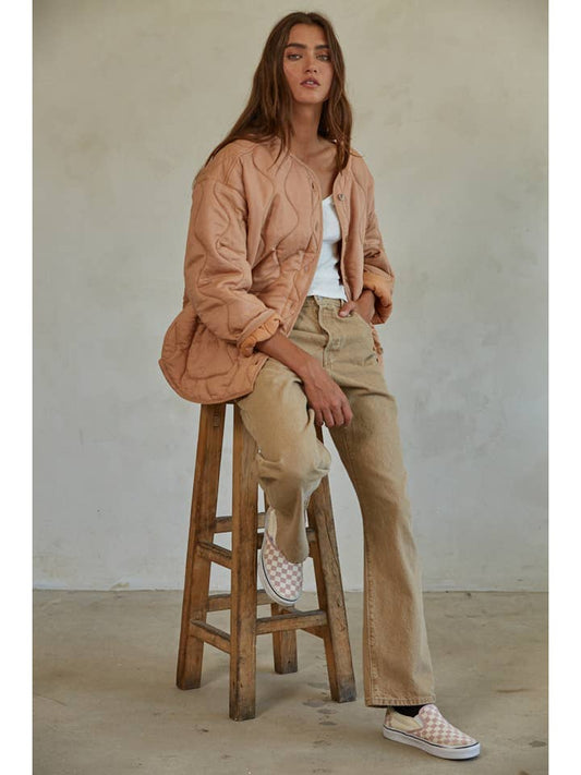 Lily Bree Jacket - Warm Salmon