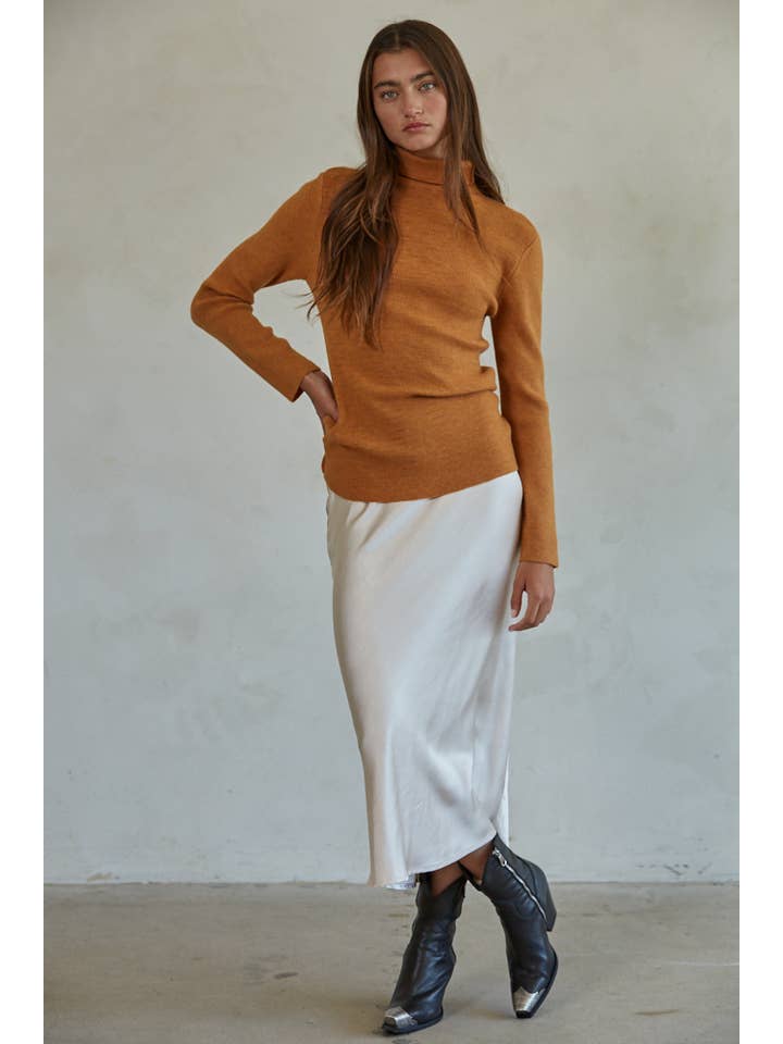 Turtleneck Sweater - Camel
