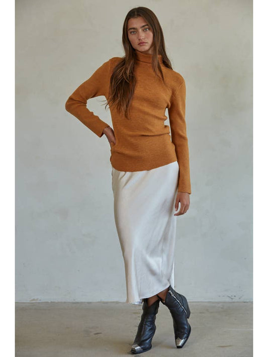 Turtleneck Sweater - Camel
