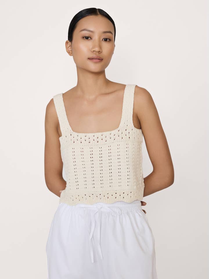 The Lyric Top - Ecru