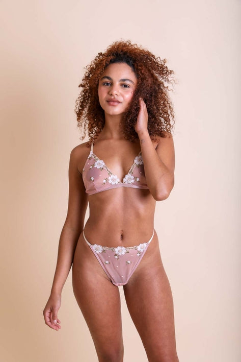 Floral Bralette - Pink