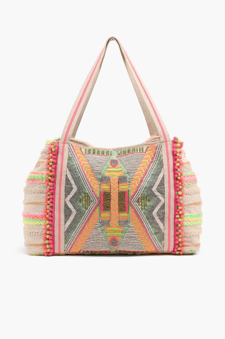 Neon Lights Impala Aztec Tote