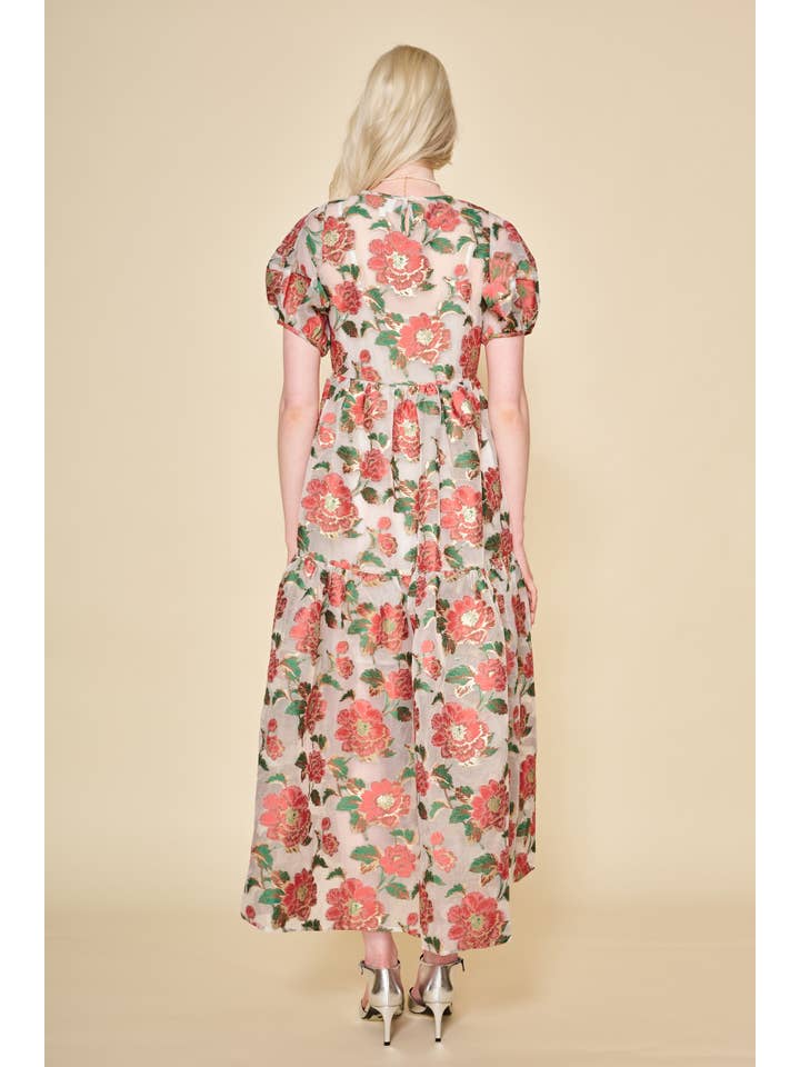 Aria Dress - White Floral