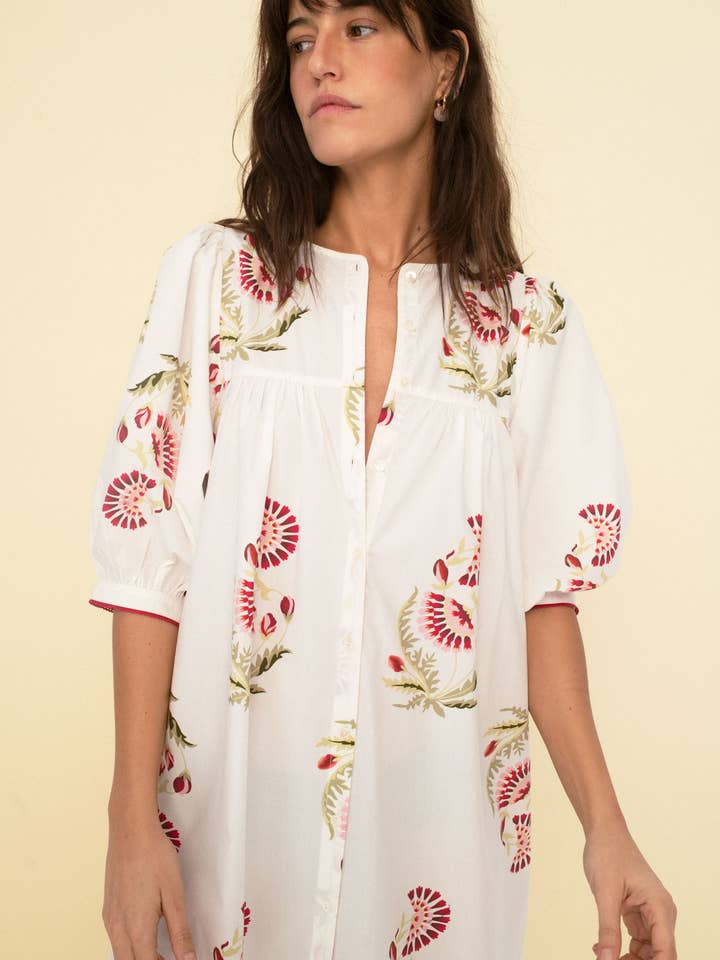 Sofia Dress - Cherry