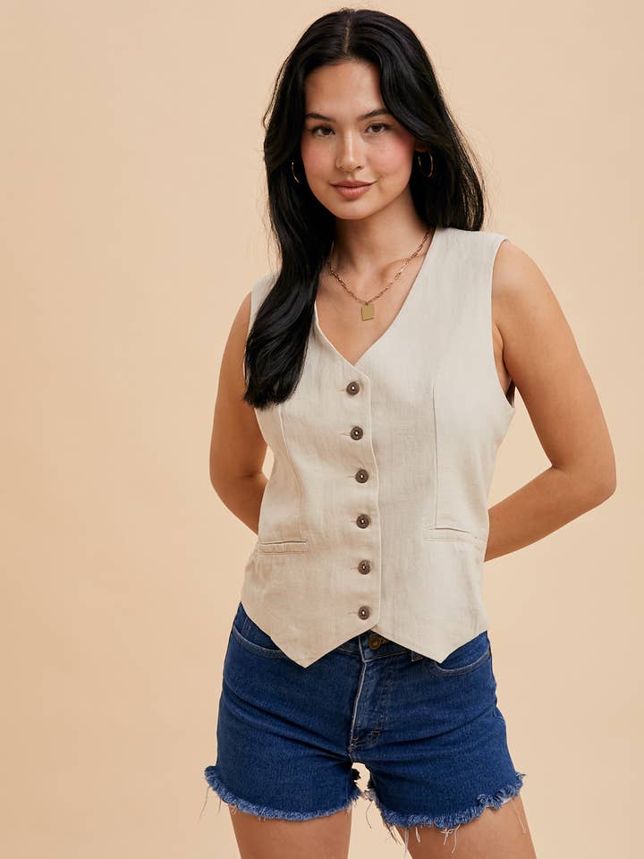 Everyday Vest - Linen
