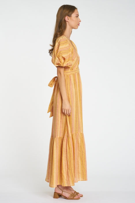 Carol Dress - Yellow Multi