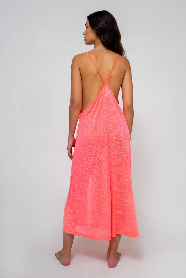 Slip Dress - Hot Pink