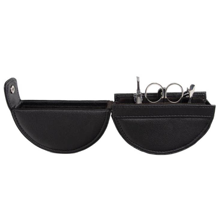 Circular Manicure Set - Black