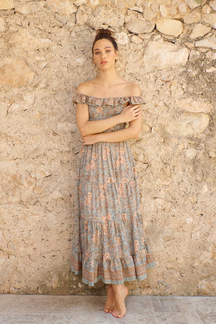 Indira Dress - Blue