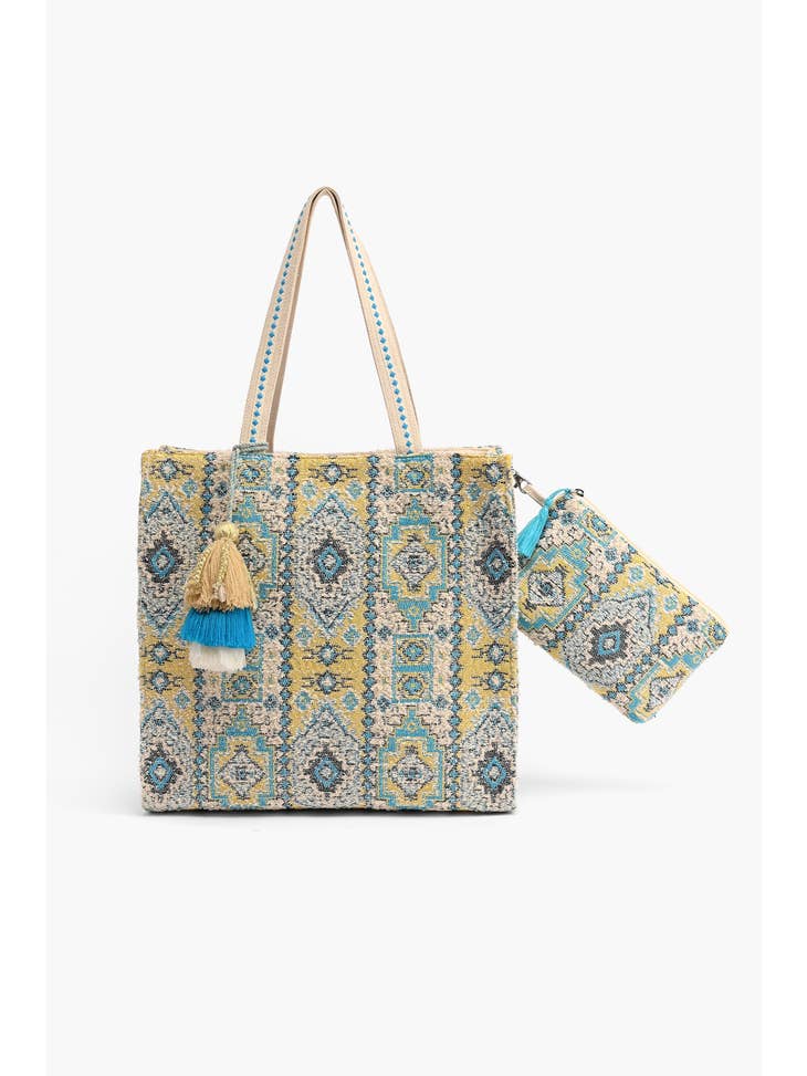 Ancient Rug Tote Bag Set