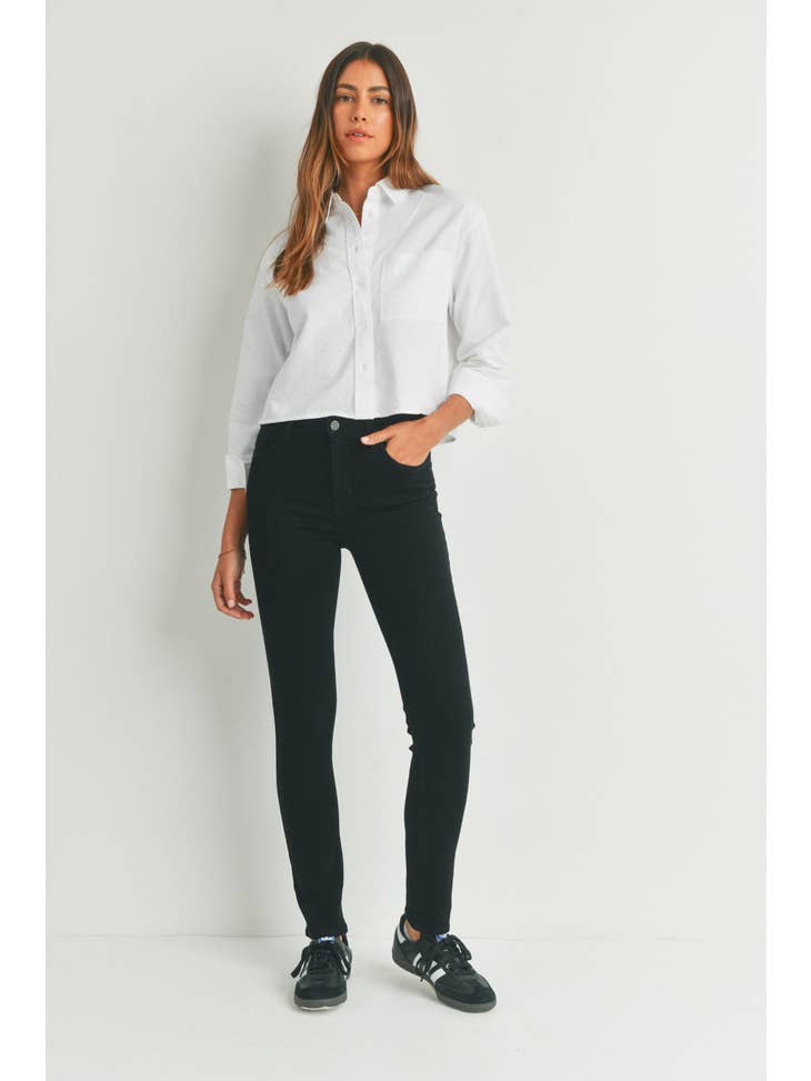 Long Slim Straight - Black