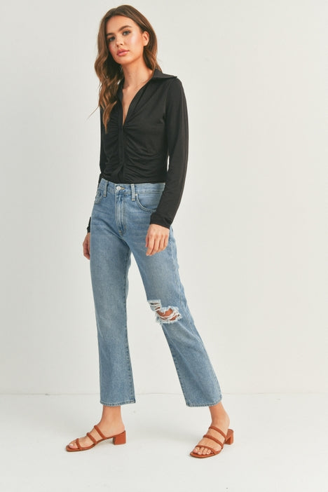 High Rise 90s Fit Jean - Light Denim