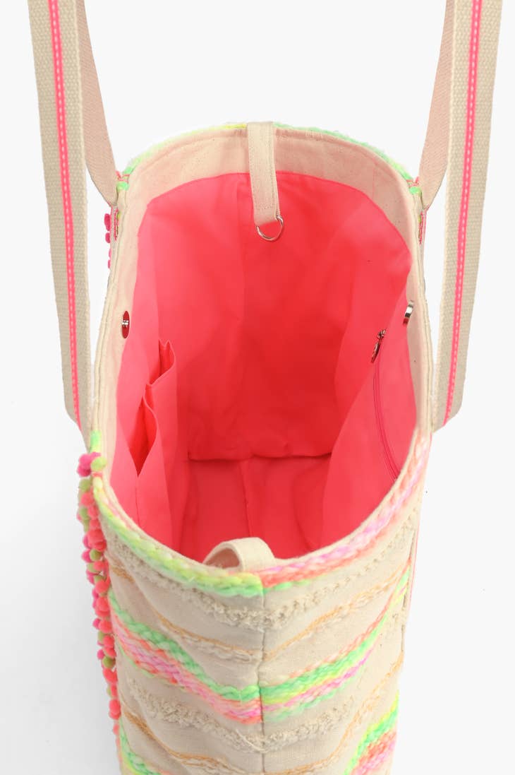 Neon Lights Impala Aztec Tote