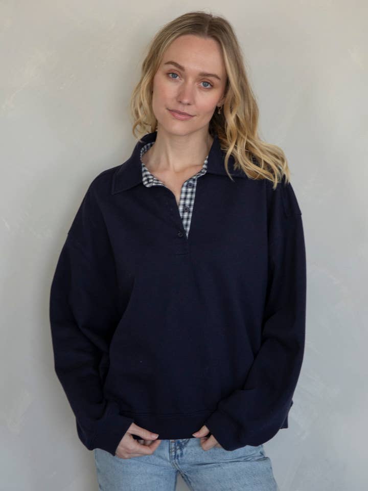 Maggie Sweater - Deep Navy